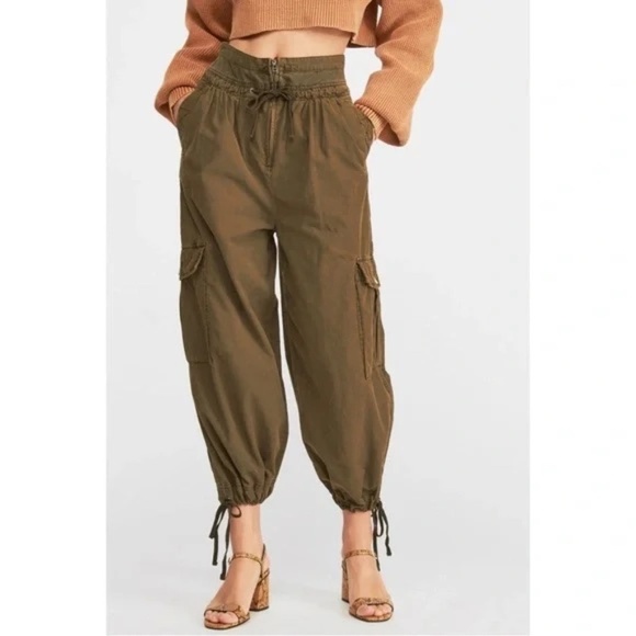 FREE PEOPLE Fly Away Parachute Pants - Picture 2 of 10